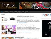 Tablet Screenshot of newsintraviscounty.com